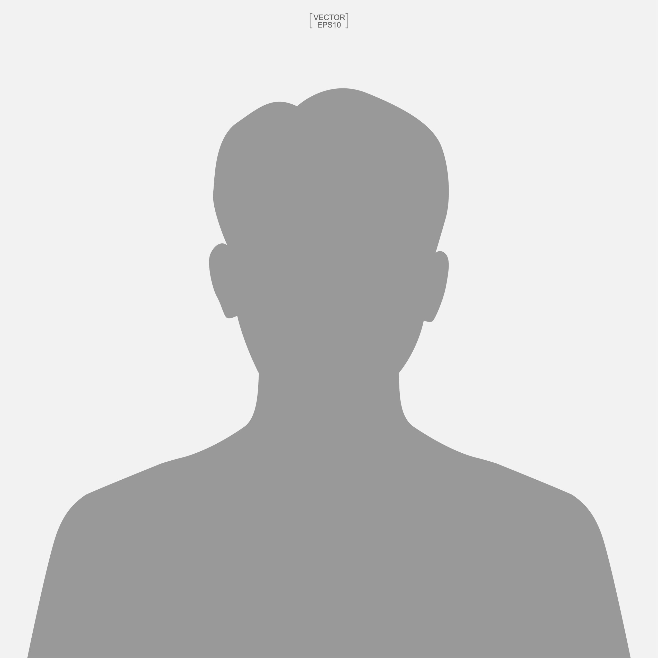 Picture profile icon. Male icon. Human or people sign and symbol